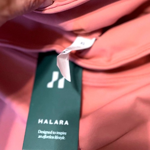 Halara Pink/Coral Wide Leg Flare Yoga Pants High Waist Comfort XL Tall NWT - Picture 6 of 11